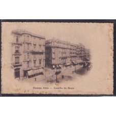 AVENIDA DE MAYO ANTIGUA TARJETA POSTAL RARA